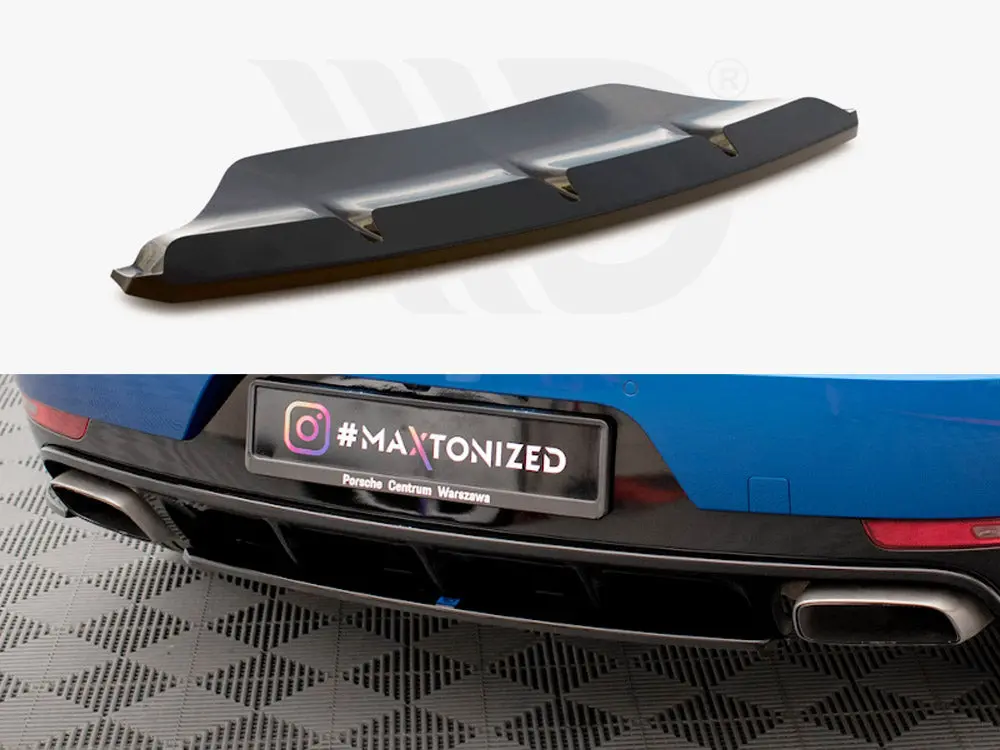 Central Rear Splitter Porsche Macan Mk1 1