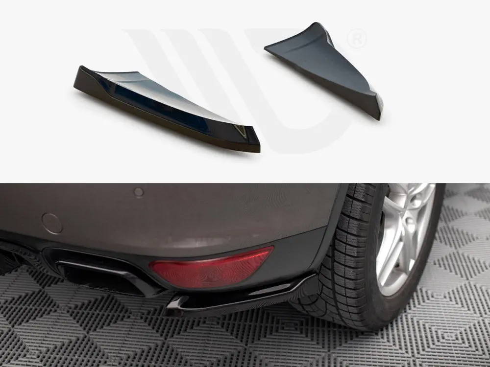 Rear Side Splitters Porsche Cayenne Mk2 1