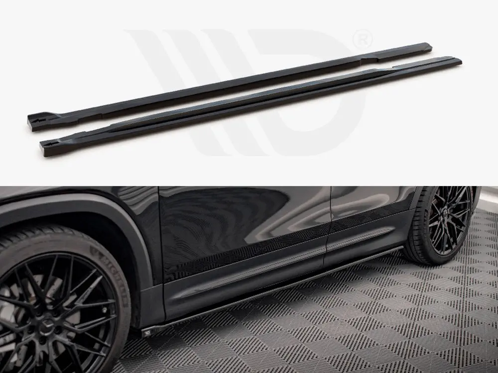 Side Skirt Diffusers Mercedes-Amg Glb 35 / Amg-Line X247 1