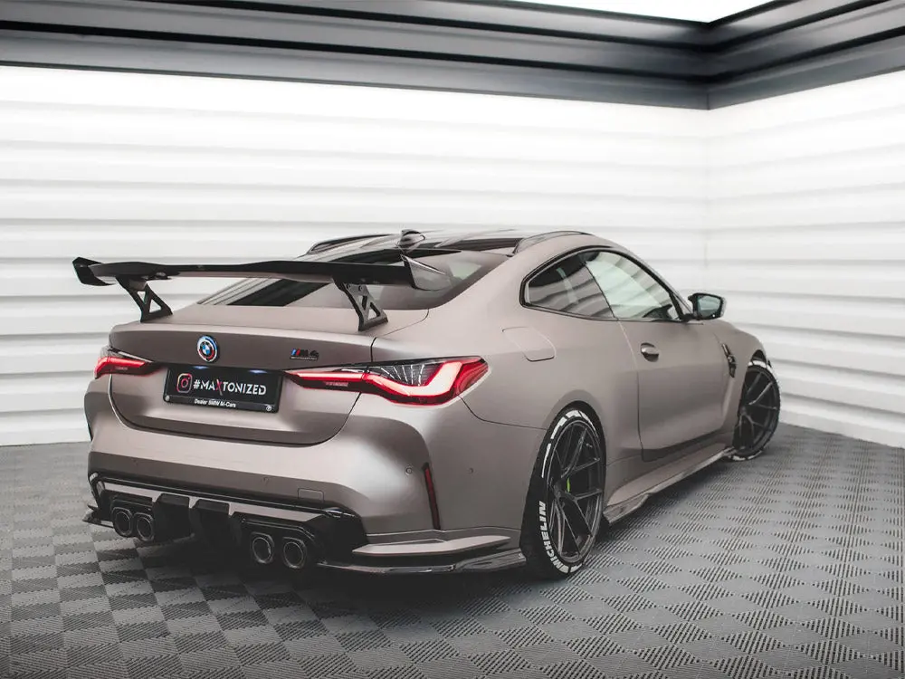 Maxton Design Carbon Fiber Rear Side Splitters Bmw M4 G82 2