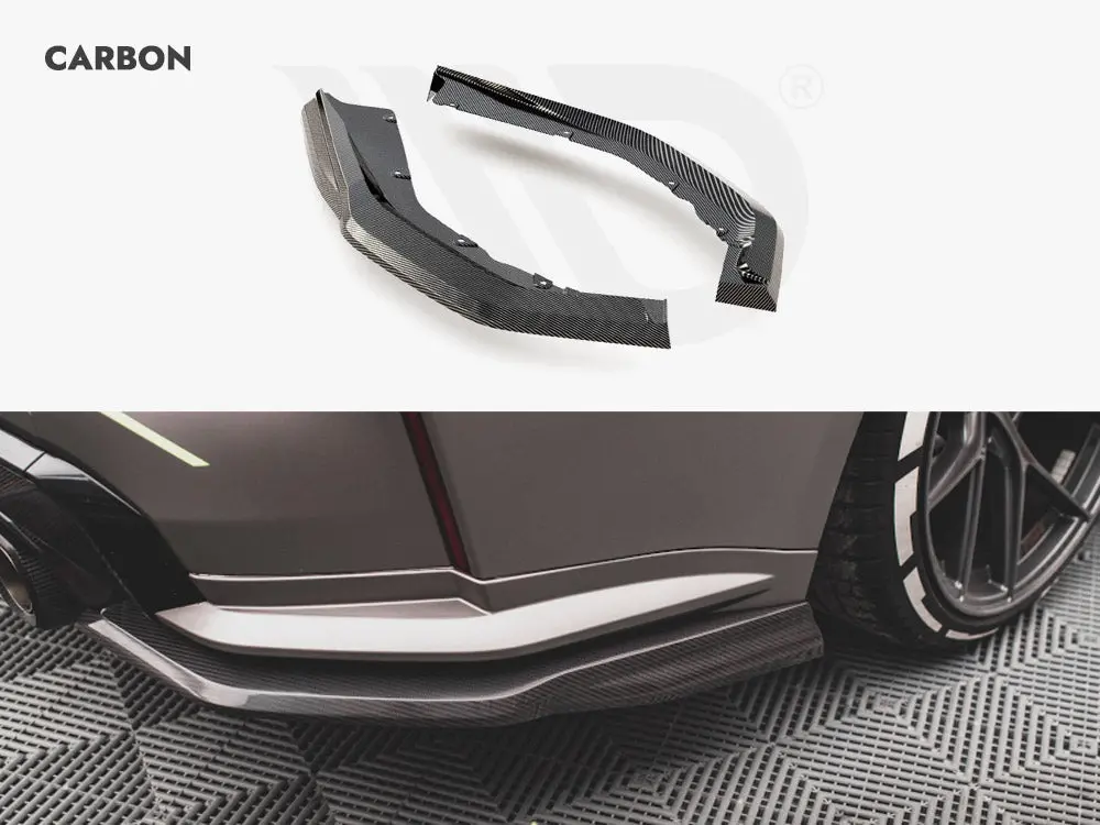 Maxton Design Carbon Fiber Rear Side Splitters Bmw M4 G82 1