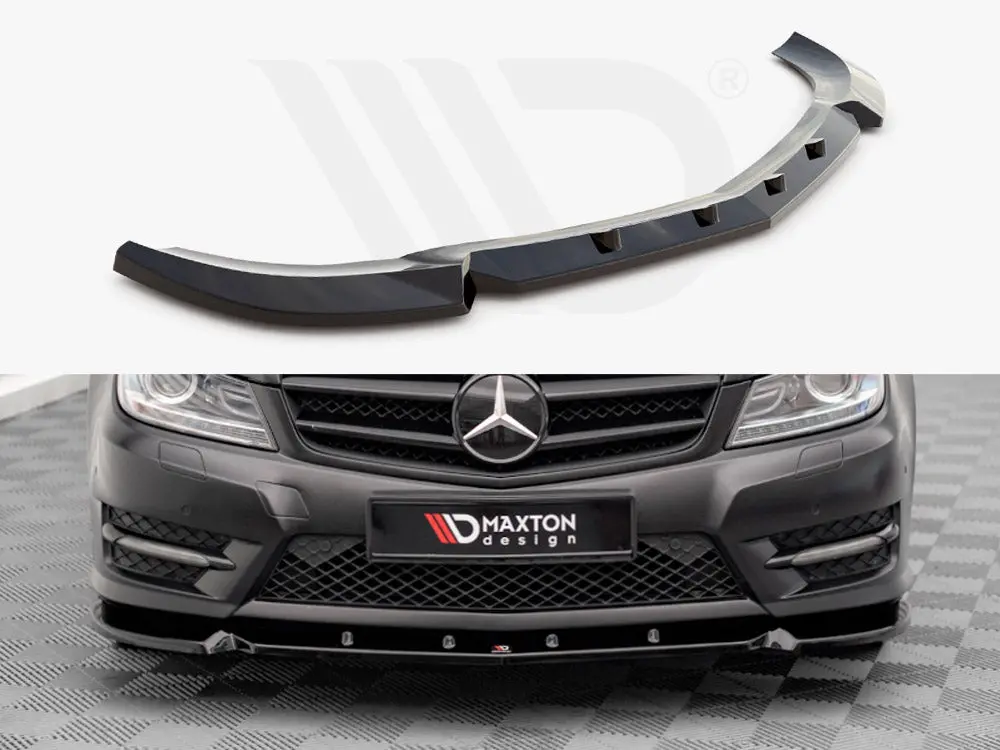 Front Splitter V.1 Mercedes C Coupe Amg-Line C204 1
