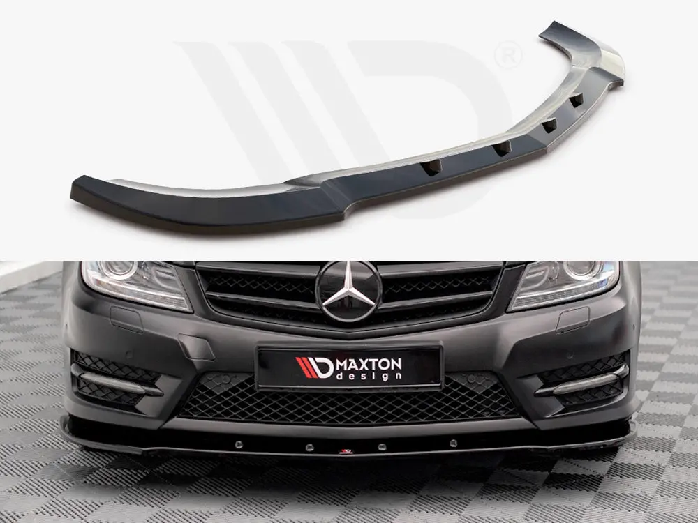 Front Splitter V.2 Mercedes C Coupe Amg-Line C204 1