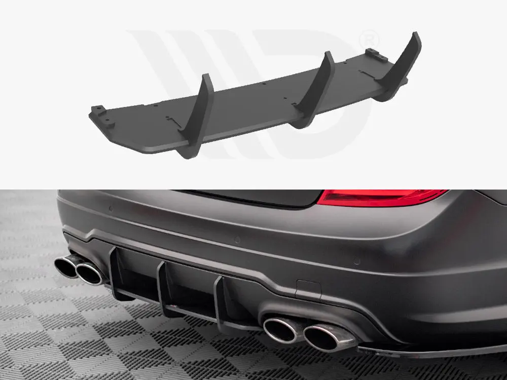 Maxton Design Street Pro Rear Diffuser Mercedes C Coupe Amg-Line C204 1
