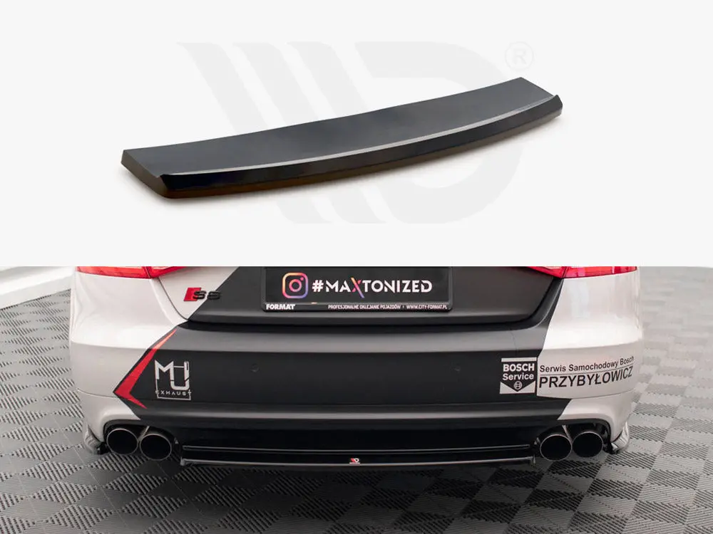 Central Rear Splitter Audi S8 D4 1