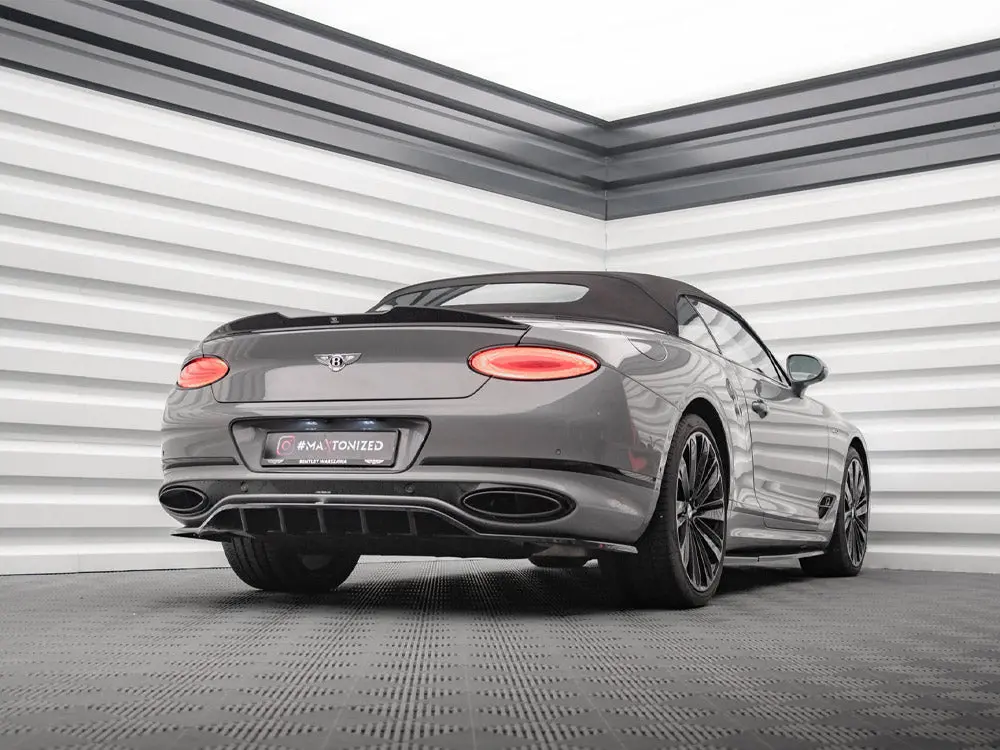 Maxton Design Central Rear Splitter (Vertical Bars) Bentley Continental Gt Mk3 2