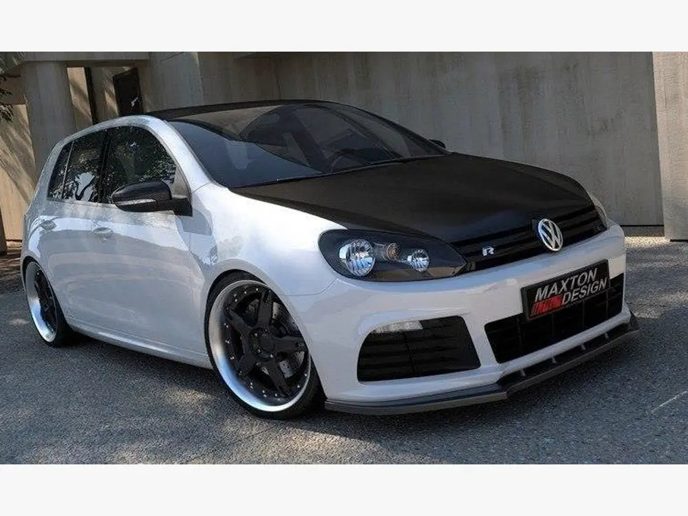 Maxton Design Front Splitter Vw Golf Mk6 R 1