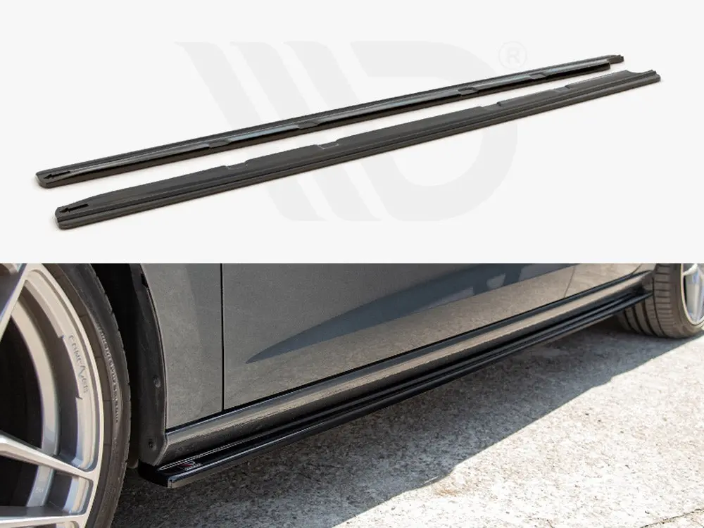 Maxton Design Side Skirts Diffusers V.1 Seat Leon Mk3 Cupra / Fr Facelift 1