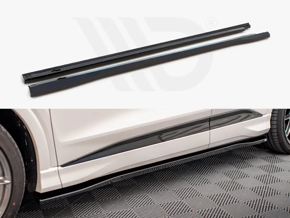 Maxton Design Side Skirts Diffusers Audi Q4 E-Tron Sportback Mk1 1