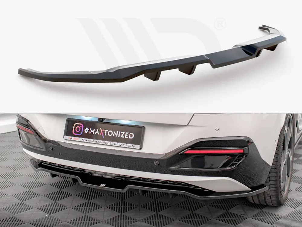 Maxton Design Central Rear Splitter (Vertical Bars) Kia Ev6 Gt-Line Mk1 1