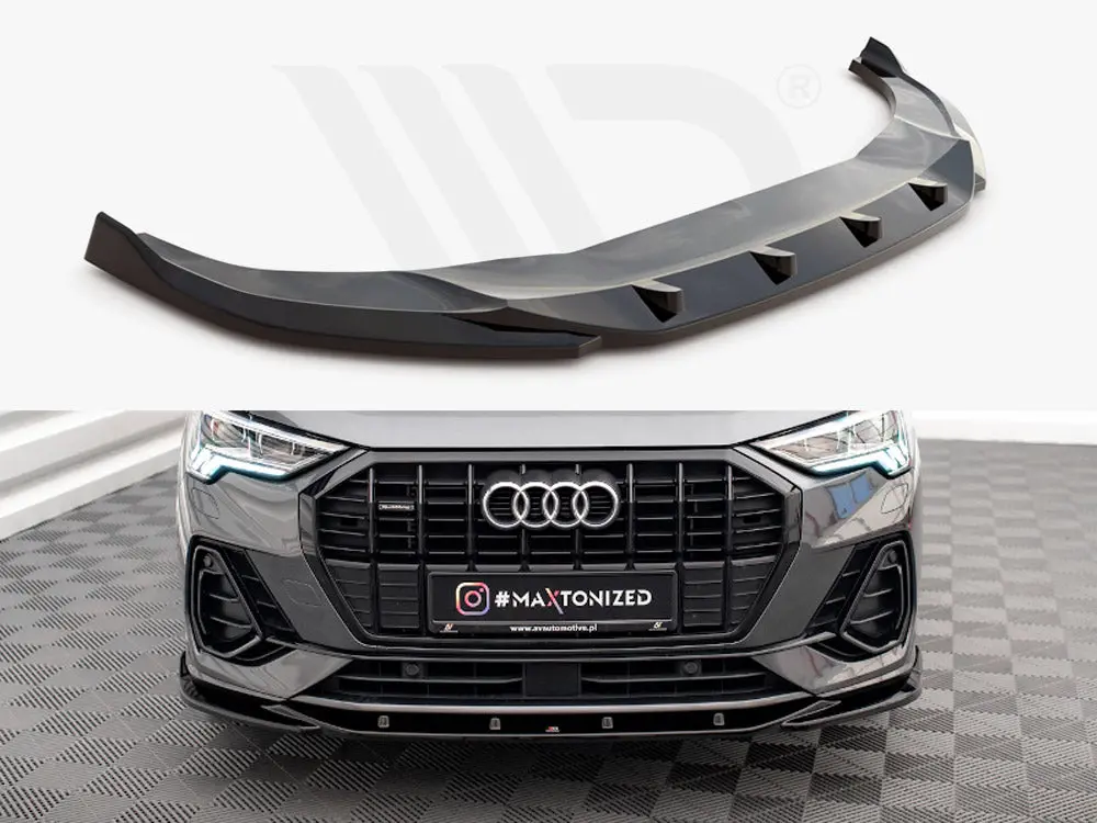 Maxton Design Front Splitter V.1 Audi Q3 S-Line F3 1
