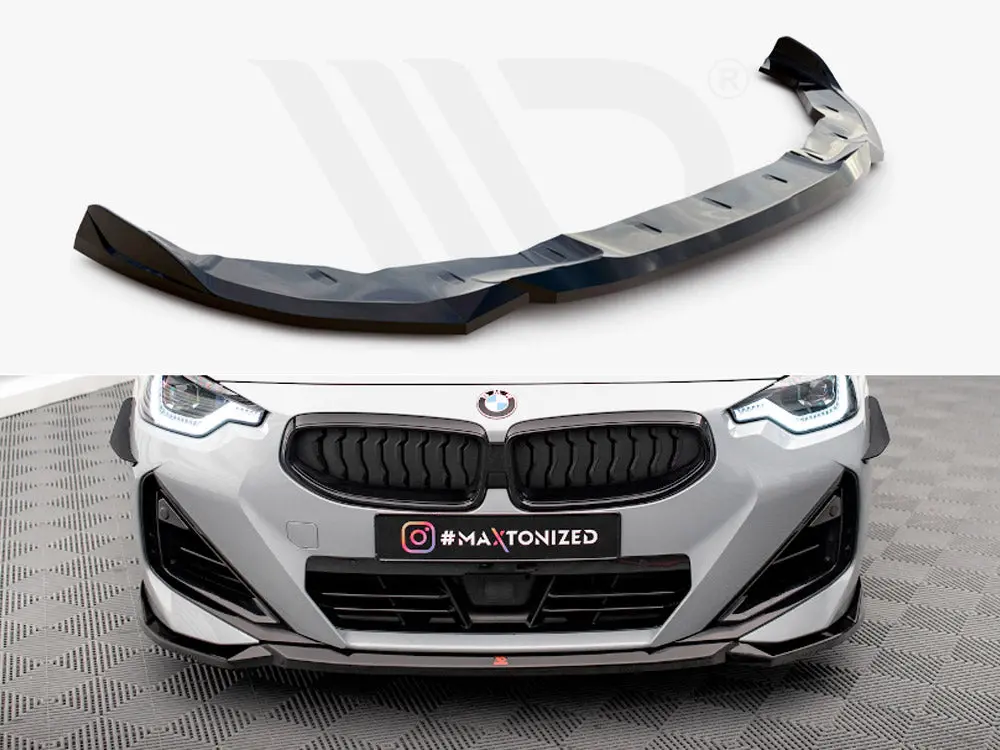 Maxton Design Front Splitter V.1 Bmw 2 Coupe M-Pack / M240i G42 1