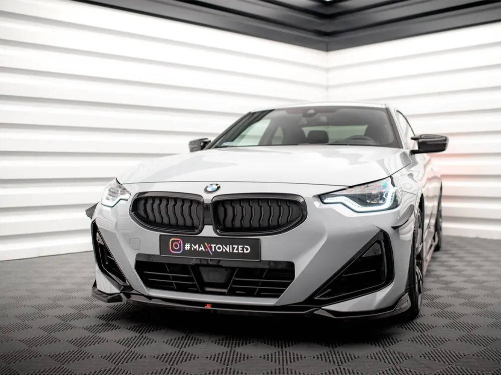 Maxton Design Front Splitter V.1 Bmw 2 Coupe M-Pack / M240i G42 2