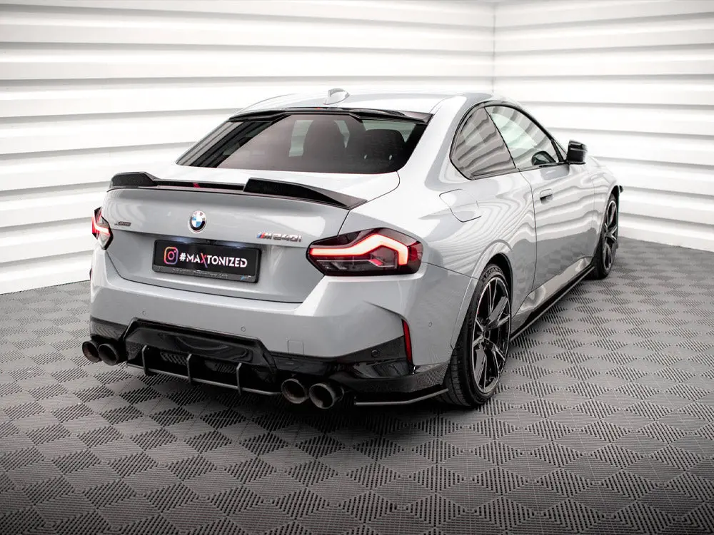 Maxton Design Street Pro Rear Side Splitters Bmw 2 Coupe M240i G42 2