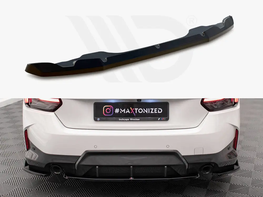 Maxton Design Central Rear Splitter Bmw 2 Coupe M-Pack G42 1