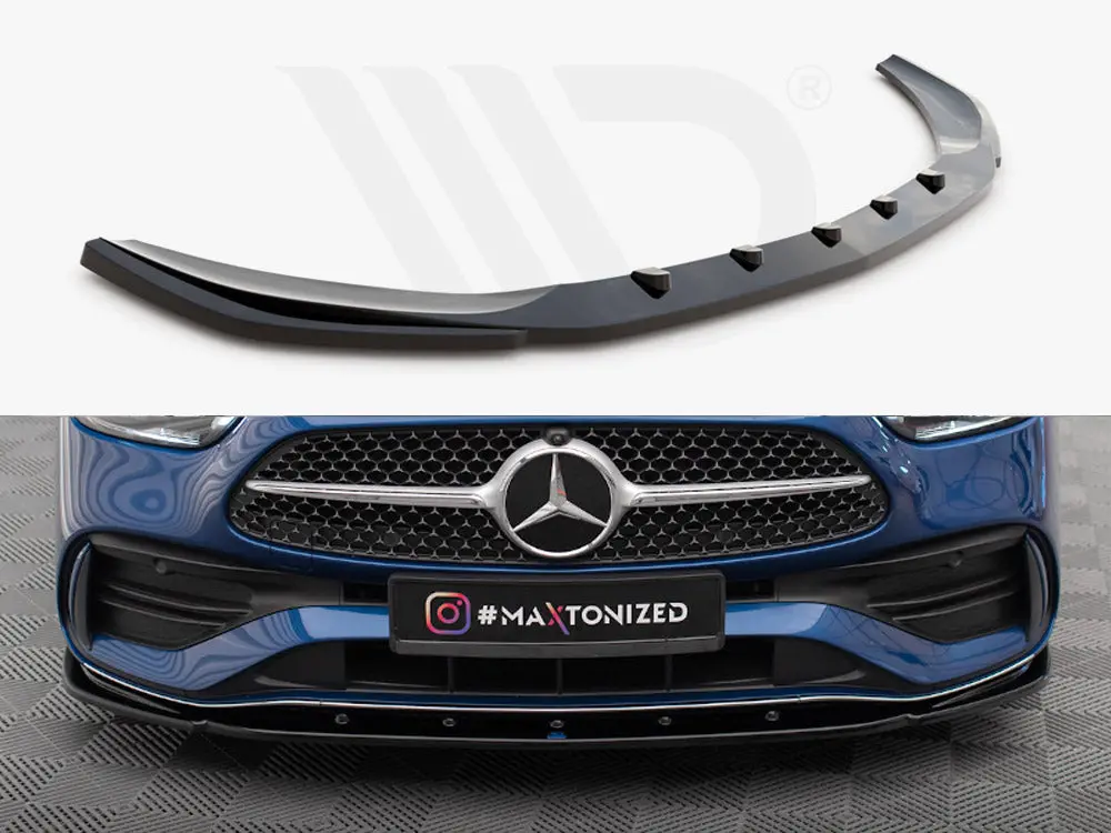 Maxton Design Front Splitter V.2 Mercedes-Benz C Amg-Line / 43 Amg W206 1