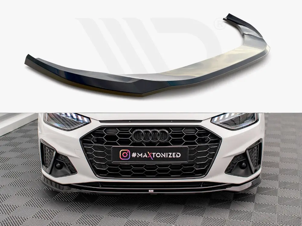 Maxton Design Front Splitter V.2 Audi A4 S-Line / S4 B9 Facelift 1
