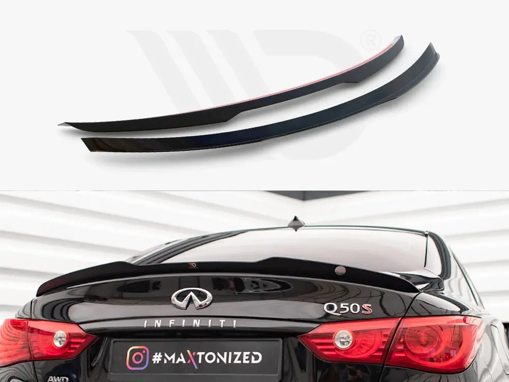 Maxton Design Spoiler Cap Infiniti Q50 S Mk1 1