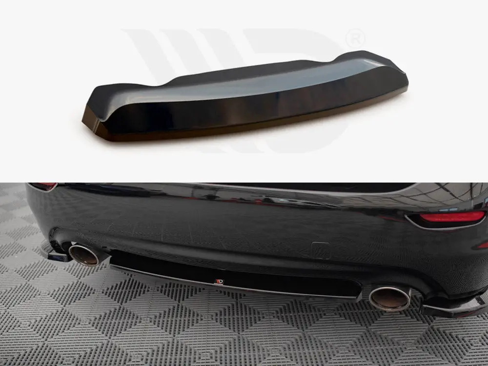 Maxton Design Central Rear Splitter Infiniti Q50 S Mk1 1