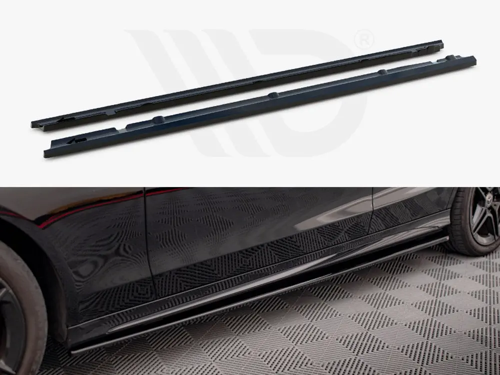 Maxton Design Side Skirts Diffusers Mercedes C43 / C Amg Line Sedan W205 Facelift 1