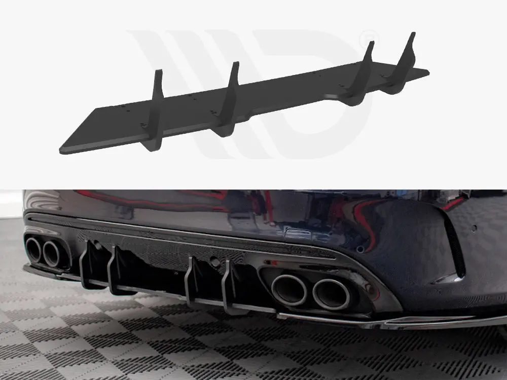 Maxton Design Street Pro Rear Diffuser Mercedes C 43 Sedan W205 Facelift 1