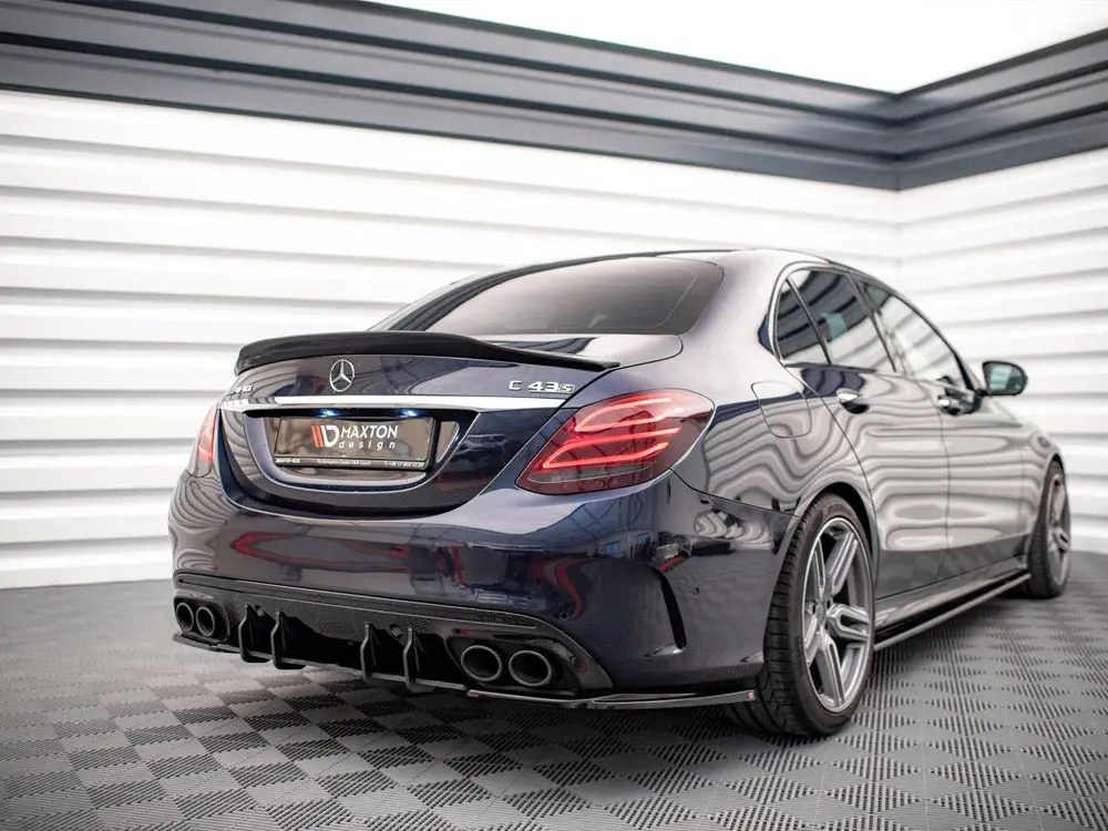Maxton Design Street Pro Rear Diffuser Mercedes C 43 Sedan W205 Facelift 2