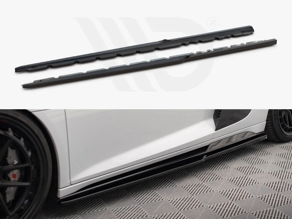 Maxton Design Side Skirts Diffusers V.2 Audi R8 Mk2 Facelift 1