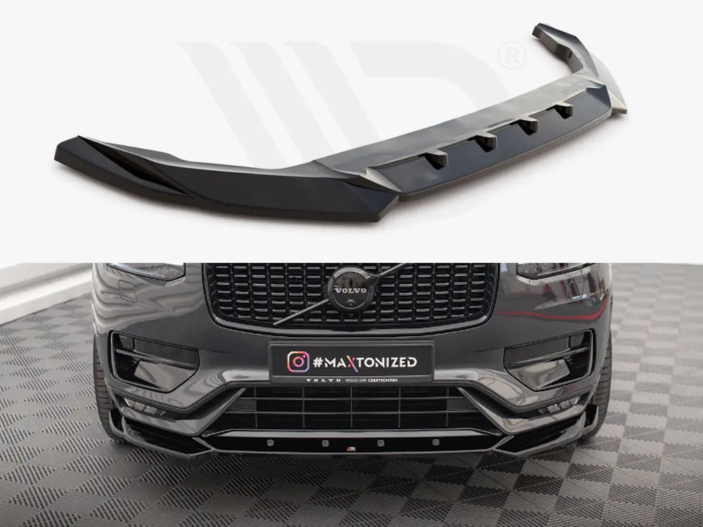 Maxton Design Front Splitter V.1 Volvo Xc90 R-Design Mk2 Facelift 1