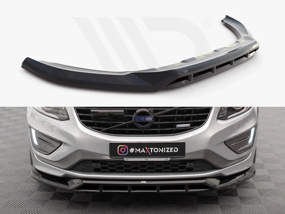 Maxton Design Front Splitter Volvo Xc60 R-Design Mk1 Facelift 1