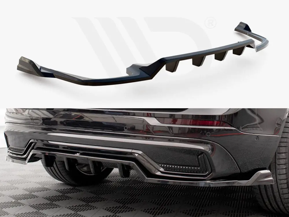 Maxton Design Central Rear Splitter (Vertical Bars) Volvo Xc60 R-Design Mk2 Facelift 1