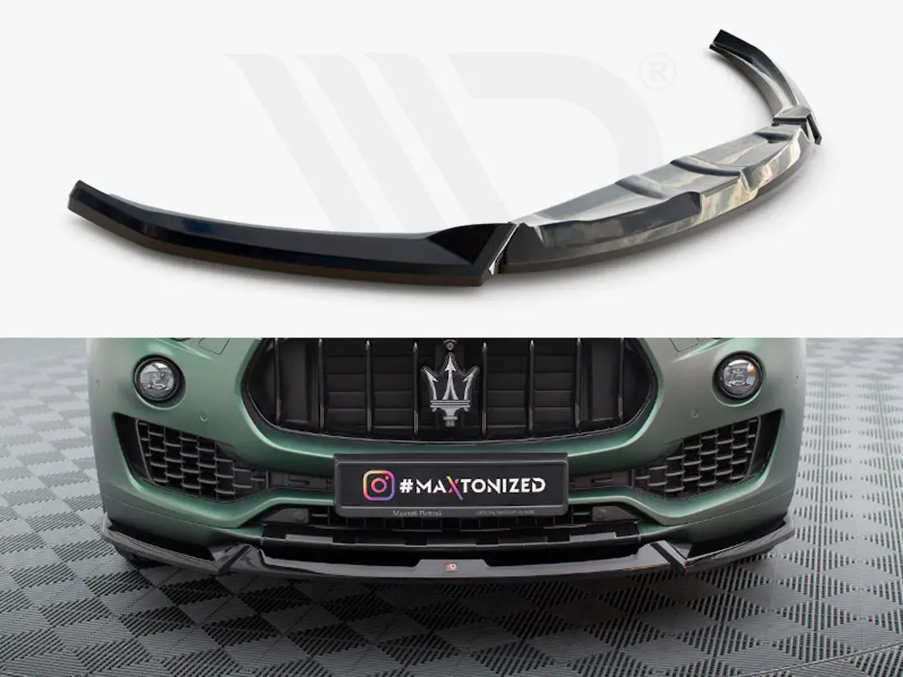 Maxton Design Front Splitter V.1 Maserati Levante Mk1 1