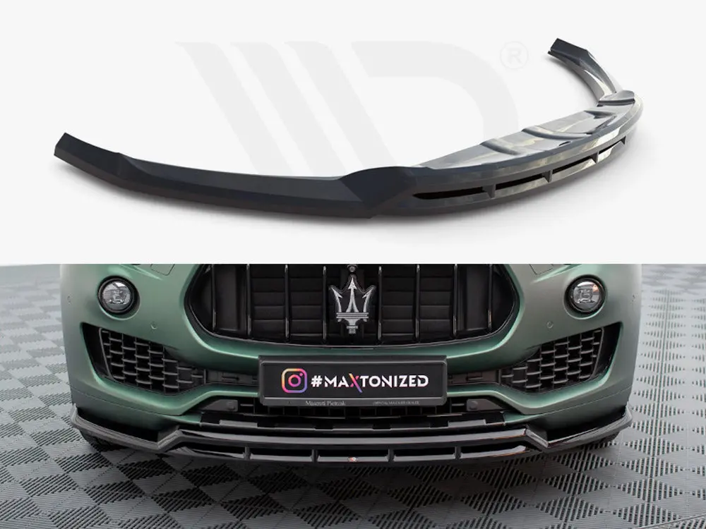 Maxton Design Front Splitter V.2 Maserati Levante Mk1 1