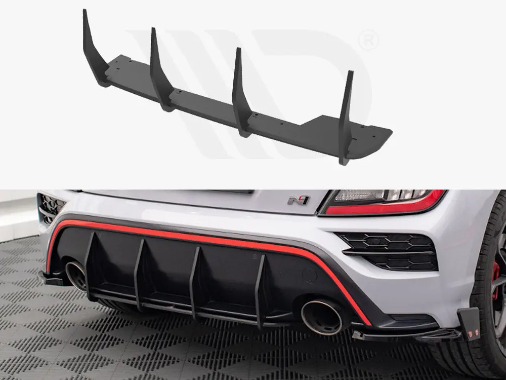 Maxton Design Street Pro Rear Diffuser Hyundai Kona N Mk1 1