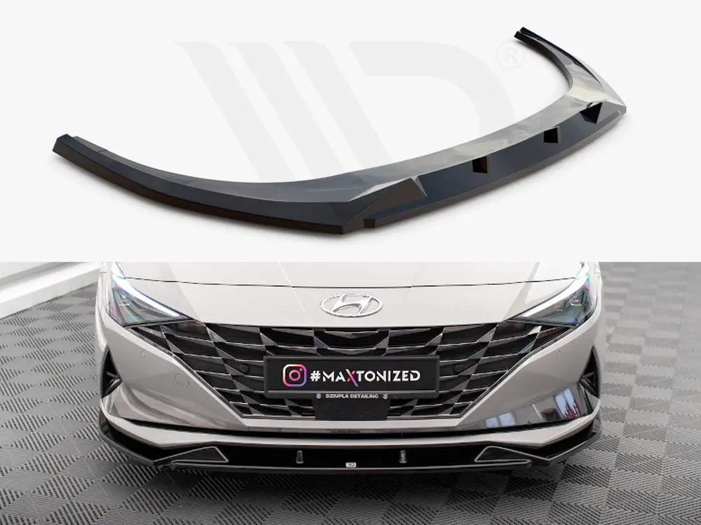 Maxton Design Front Splitter Hyundai Elantra Mk7 1