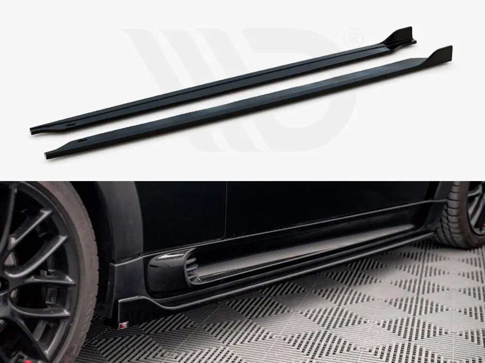 Maxton Design Side Skirts Diffusers V.2 Mini Cooper John Cooper Works R56 1