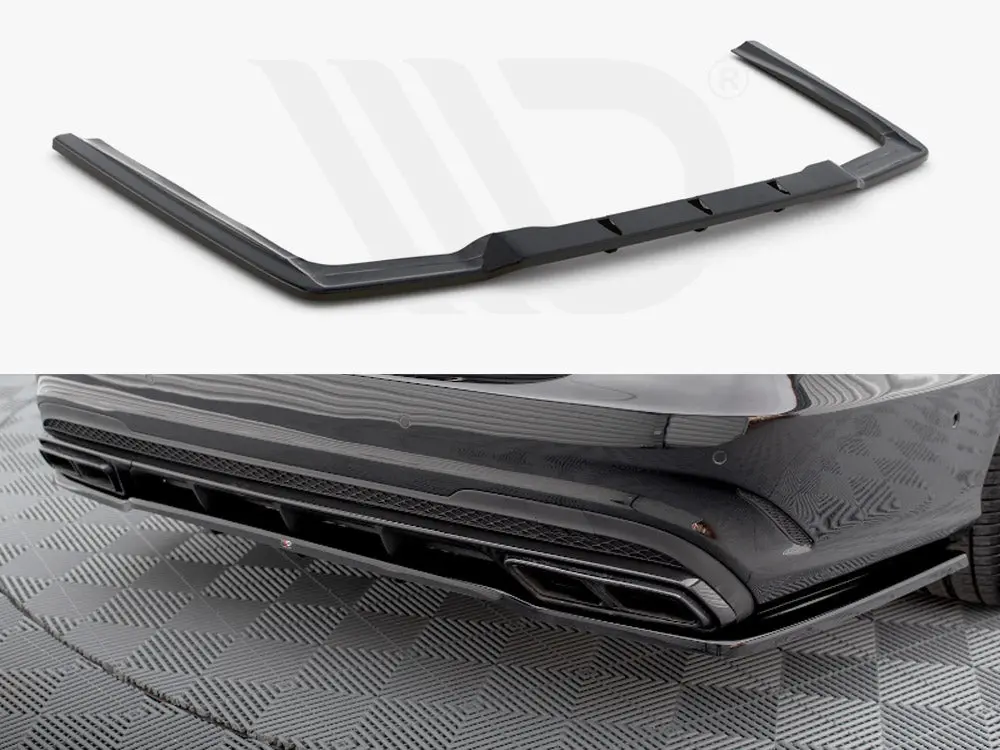 Central Rear Splitter (Vertical Bars) Mercedes E63 Amg Sedan W212 Facelift 1