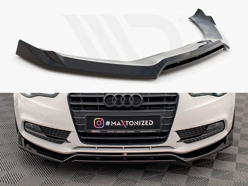 Maxton Design Front Splitter V.2 Audi A5 Coupe / Sportback 8T Facelift 1