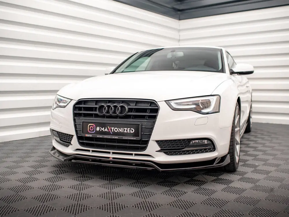 Maxton Design Front Splitter V.2 Audi A5 Coupe / Sportback 8T Facelift 2