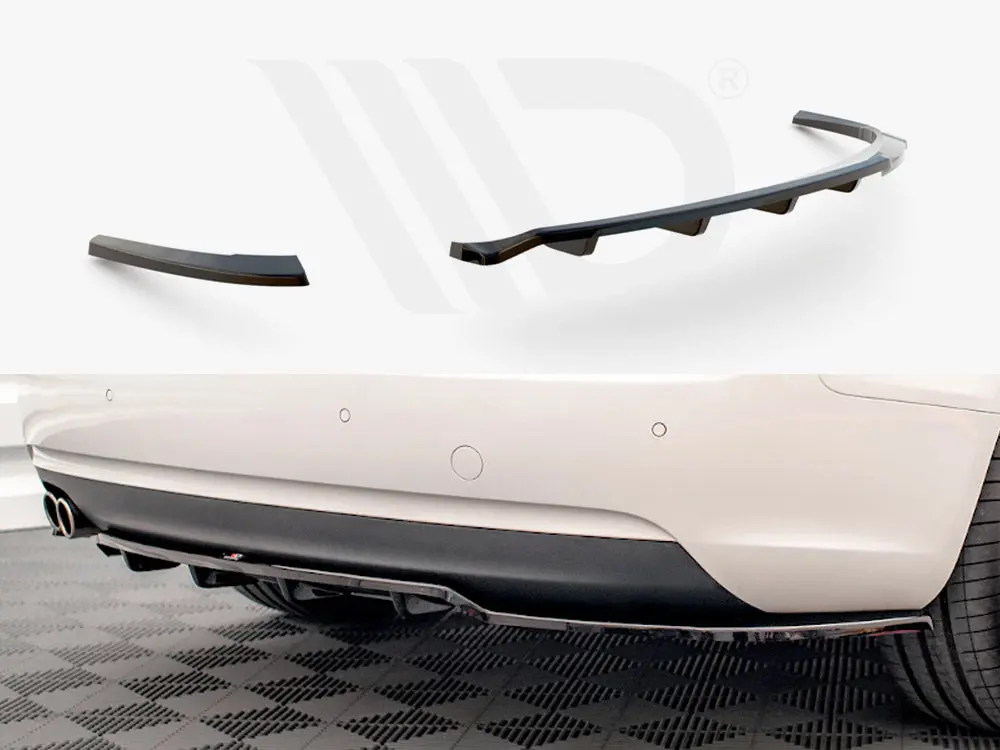 Maxton Design Central Rear Splitter (Vertical Bars) Audi A5 Coupe 8T Facelift 1