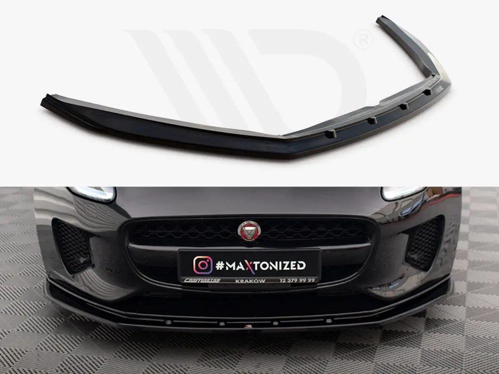 Maxton Design Front Splitter V.1 Jaguar F-Type Mk1 Facelift 1