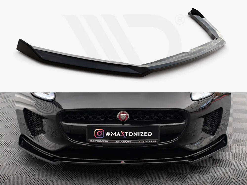 Maxton Design Front Splitter V.2 Jaguar F-Type Mk1 Facelift 1