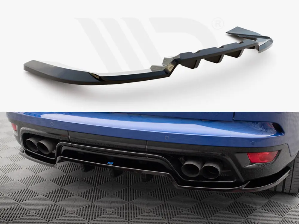 Maxton Design Central Rear Splitter (Vertical Bars) Land Rover Range Rover Sport Svr Mk2 1