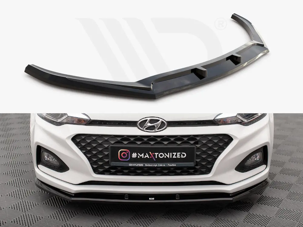 Maxton Design Front Splitter Front Splitter V.1 Hyundai I20 Mk2 Facelift 1