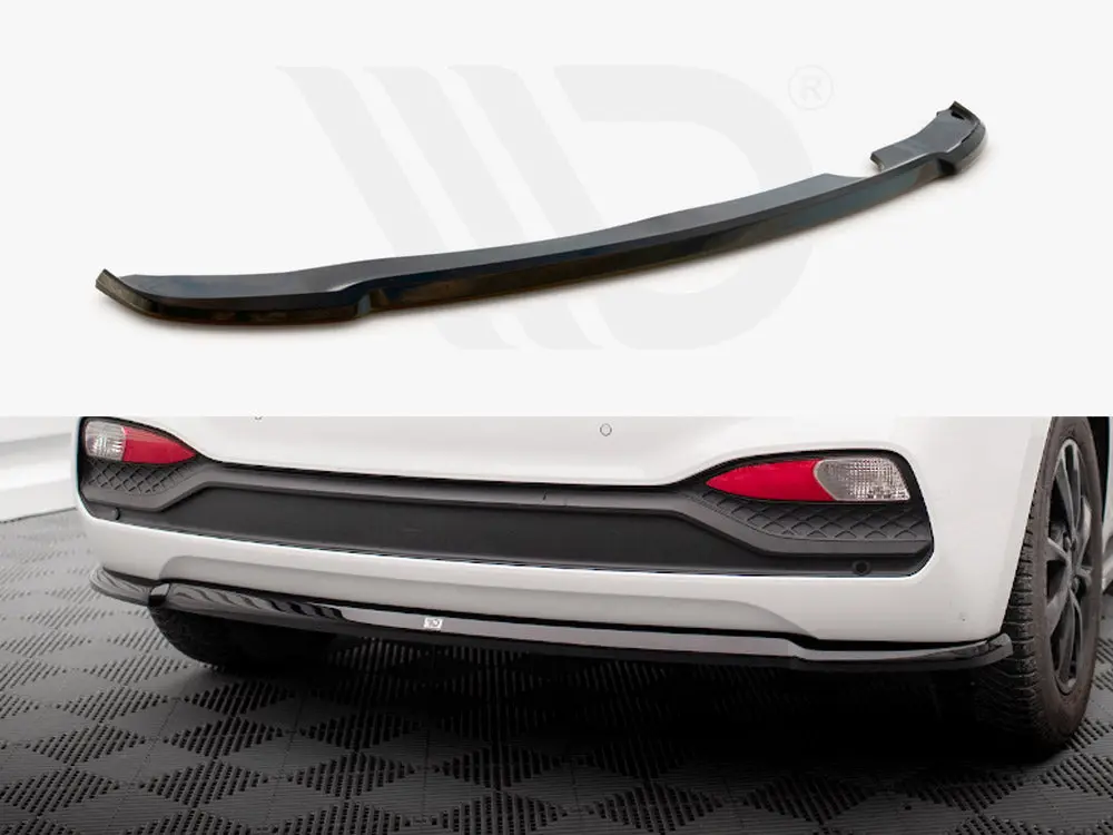 Maxton Design Central Rear Splitter Hyundai I20 Mk2 Facelift 1