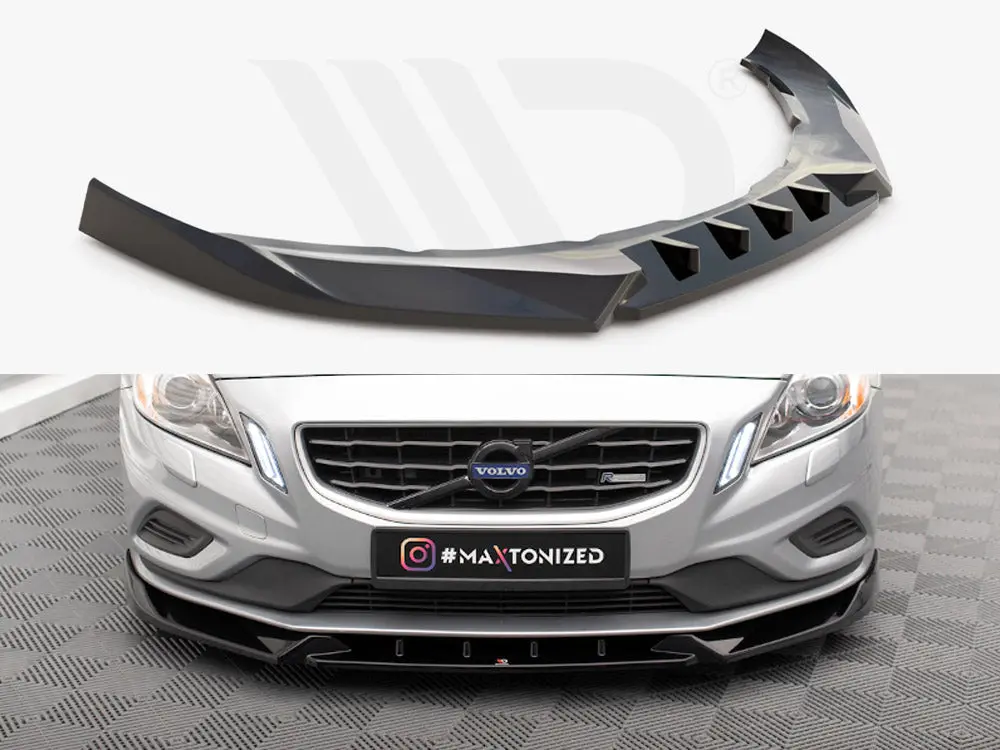 Maxton Design Front Splitter V.1 Volvo S60 R-Design Mk2 1