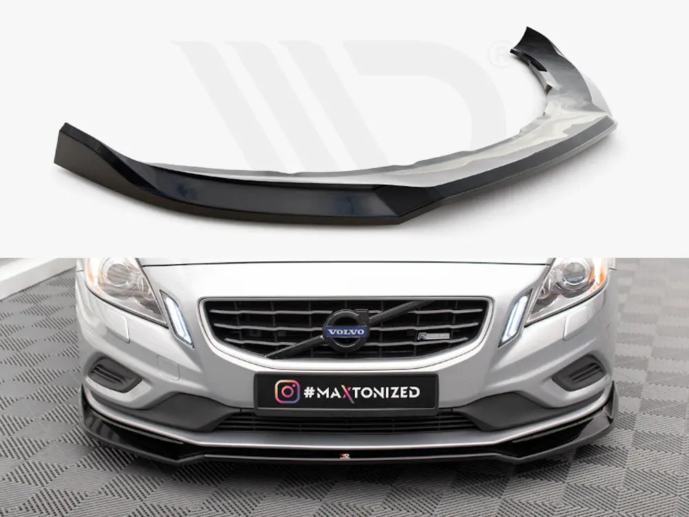Maxton Design Front Splitter V.2 Volvo S60 R-Design Mk2 1