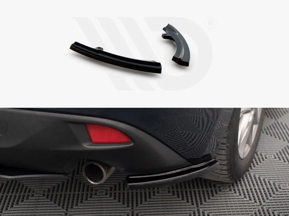 Maxton Design Rear Side Splitters Mazda 3 Mk3 1
