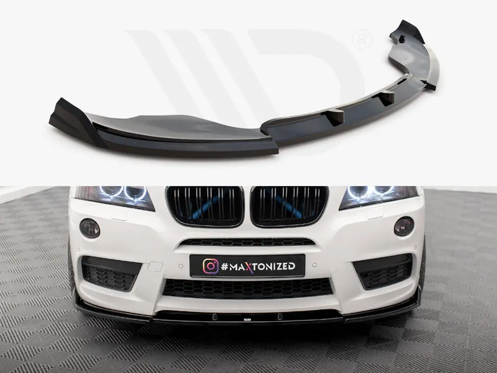 Maxton Design Front Splitter Bmw X3 M-Pack F25 1