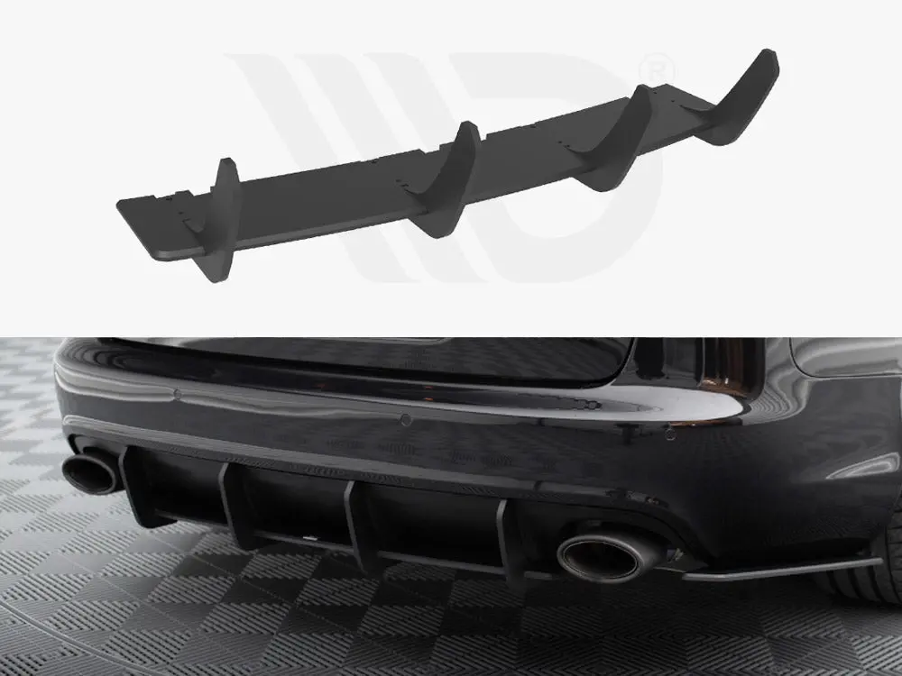 Maxton Design Street Pro Rear Diffuser Audi Rs6 Avant C6 1