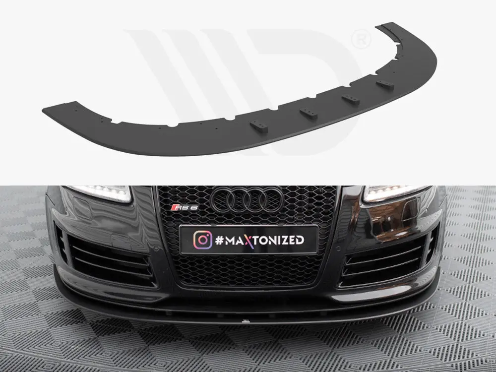 Maxton Design Street Pro Front Splitter Audi Rs6 Avant C6 1